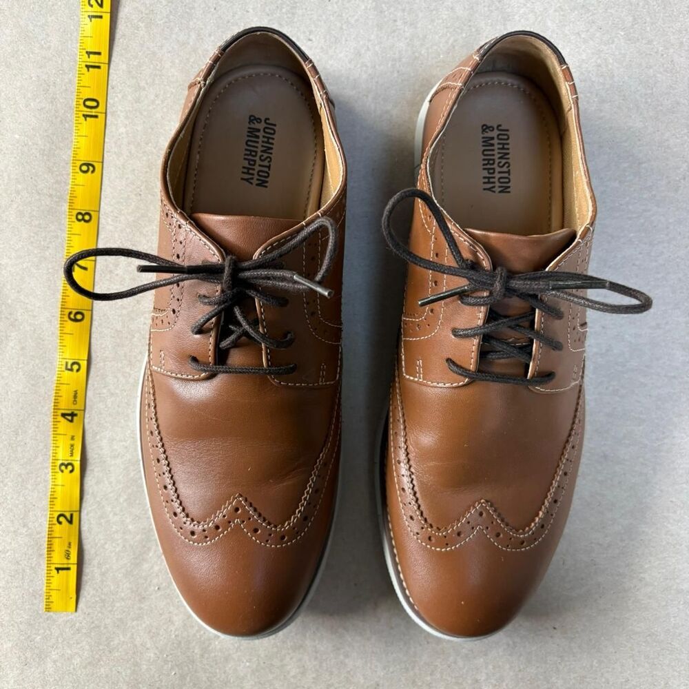 Johnston & Murphy Men's Brown Oxfords